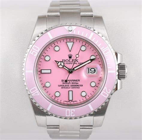 submariner rolex rosa|rolex submariner sito ufficiale.